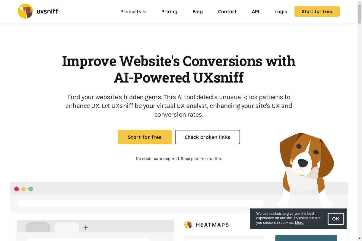 AI-Powered Website Heatmaps, Recordings and UX Analytic Tools